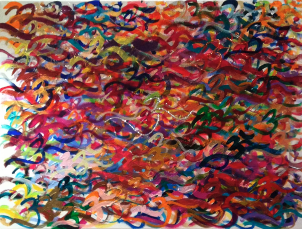 Painting titled 365 Days of Om II by Shannon McGough
