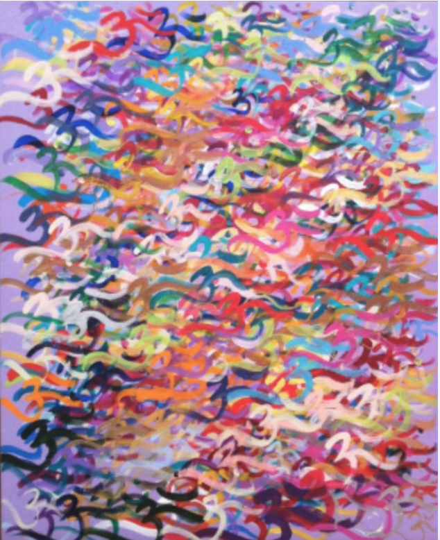 Painting titled 365 Days of Om IV by Shannon McGough