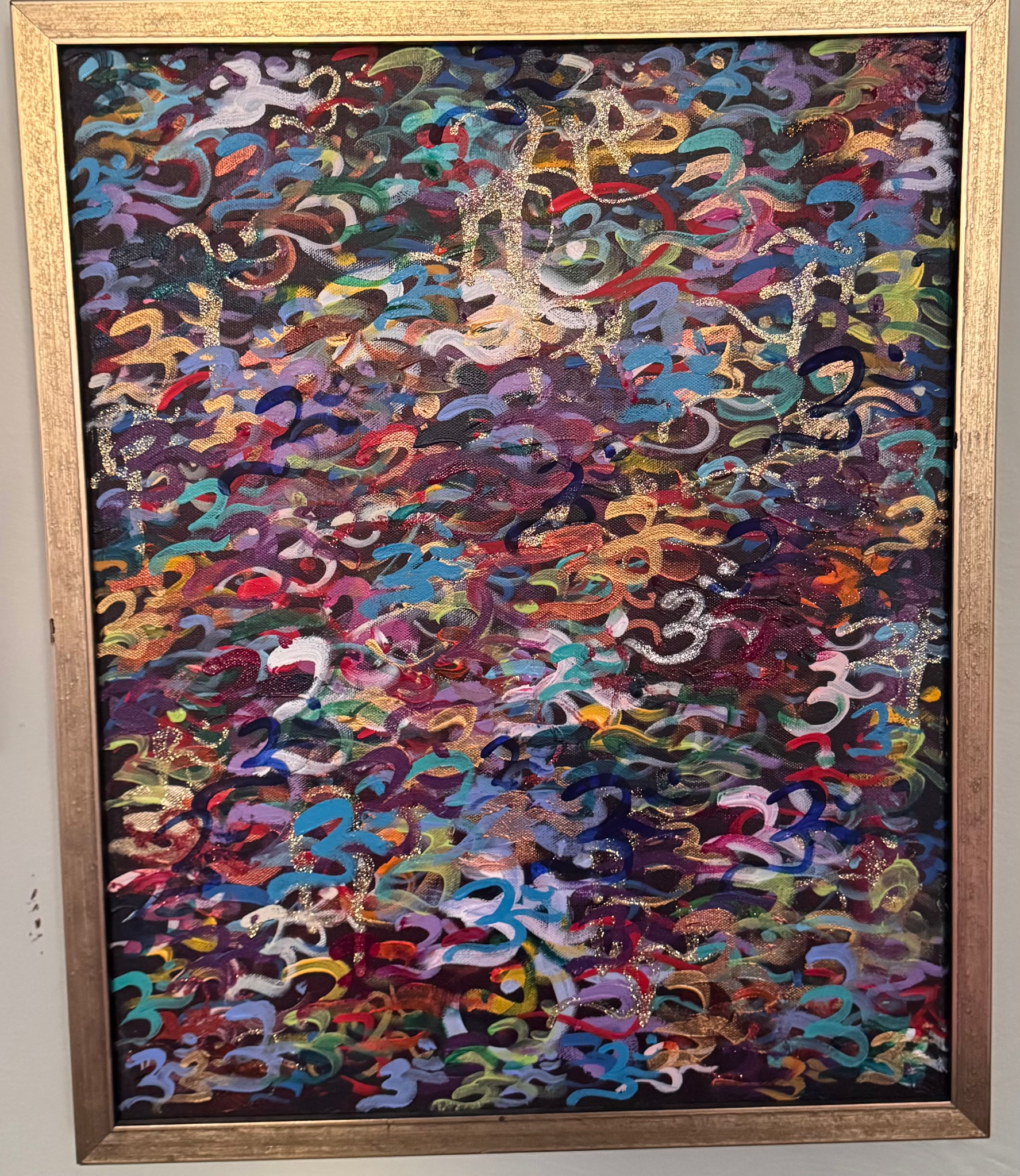 Painting titled 365 Days of Om — Original by Shannon McGough