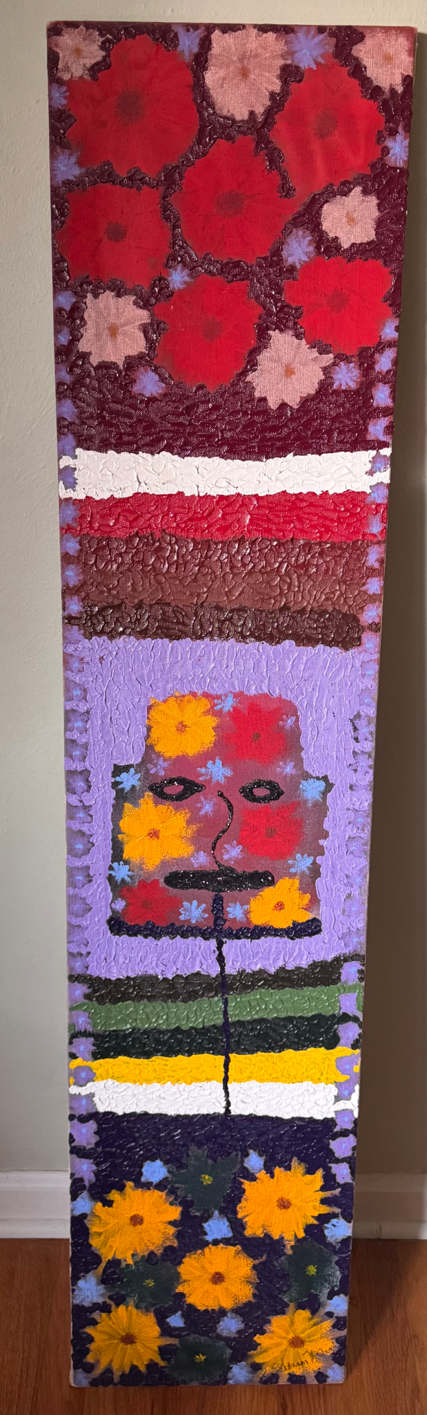 Painting titled Face Popsicle by Shannon McGough