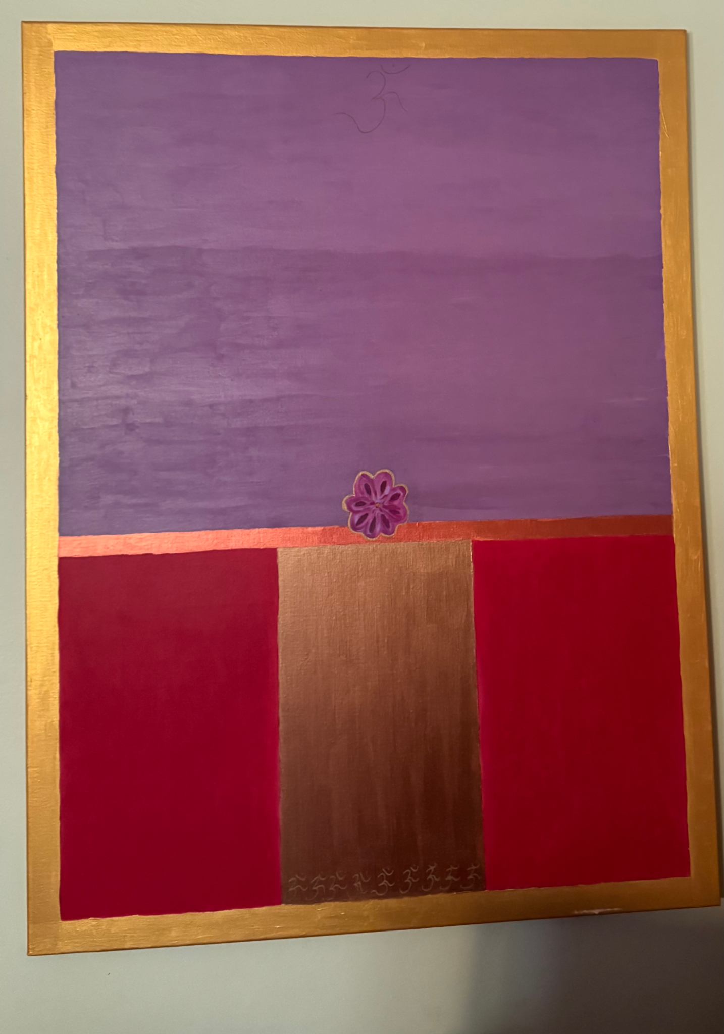Painting titled Lotus by Shannon McGough