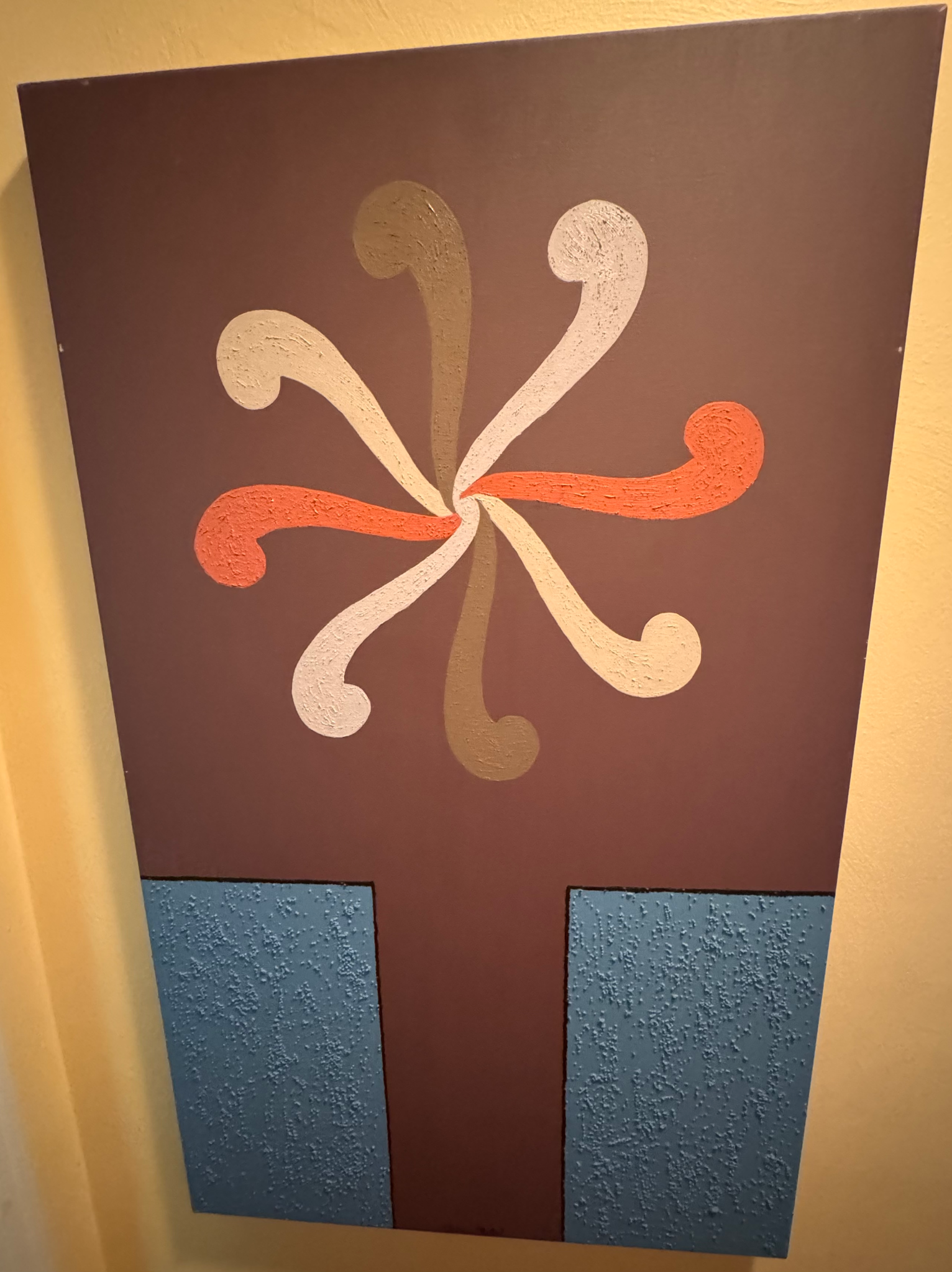Painting titled Particle Reactor by Shannon McGough