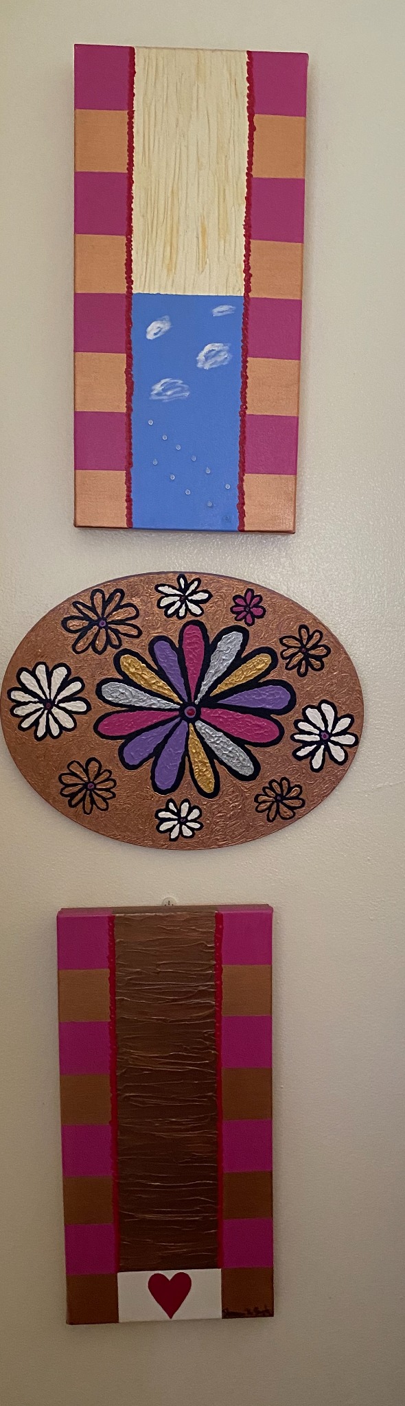 Painting titled Rain, Flower, Dirt by Shannon McGough