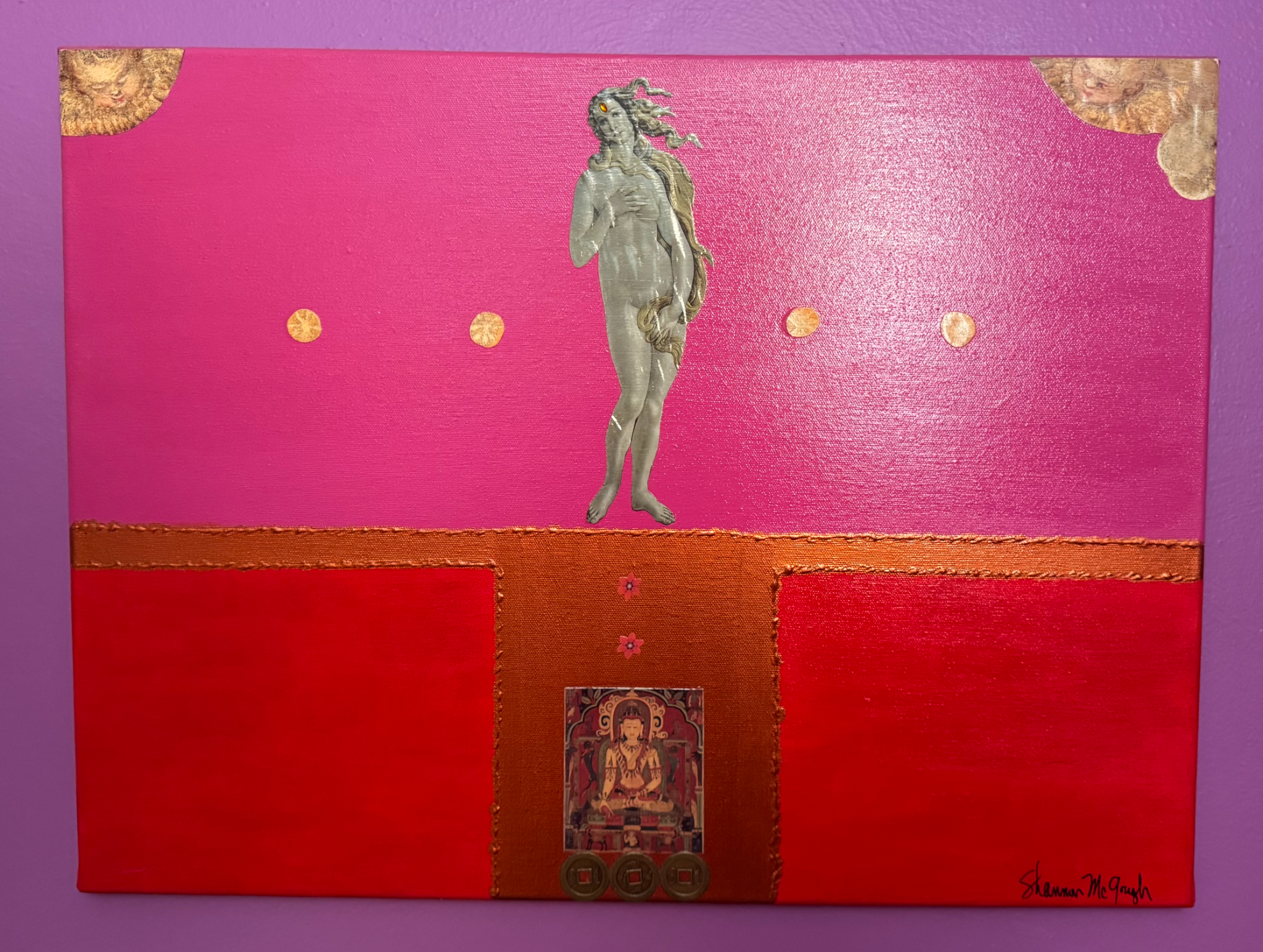 Painting titled Venus by Shannon McGough