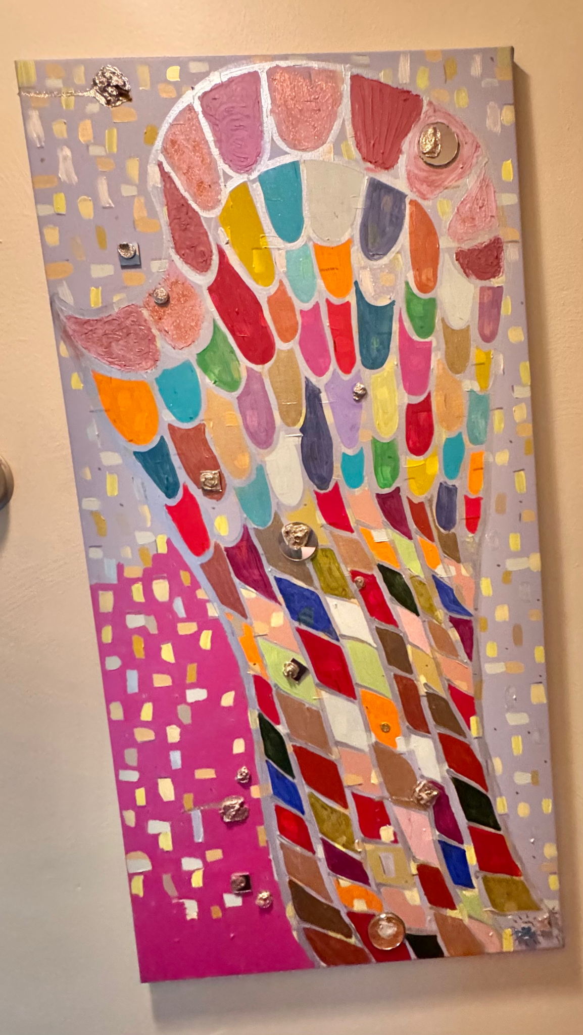 Painting titled Wing by Shannon McGough