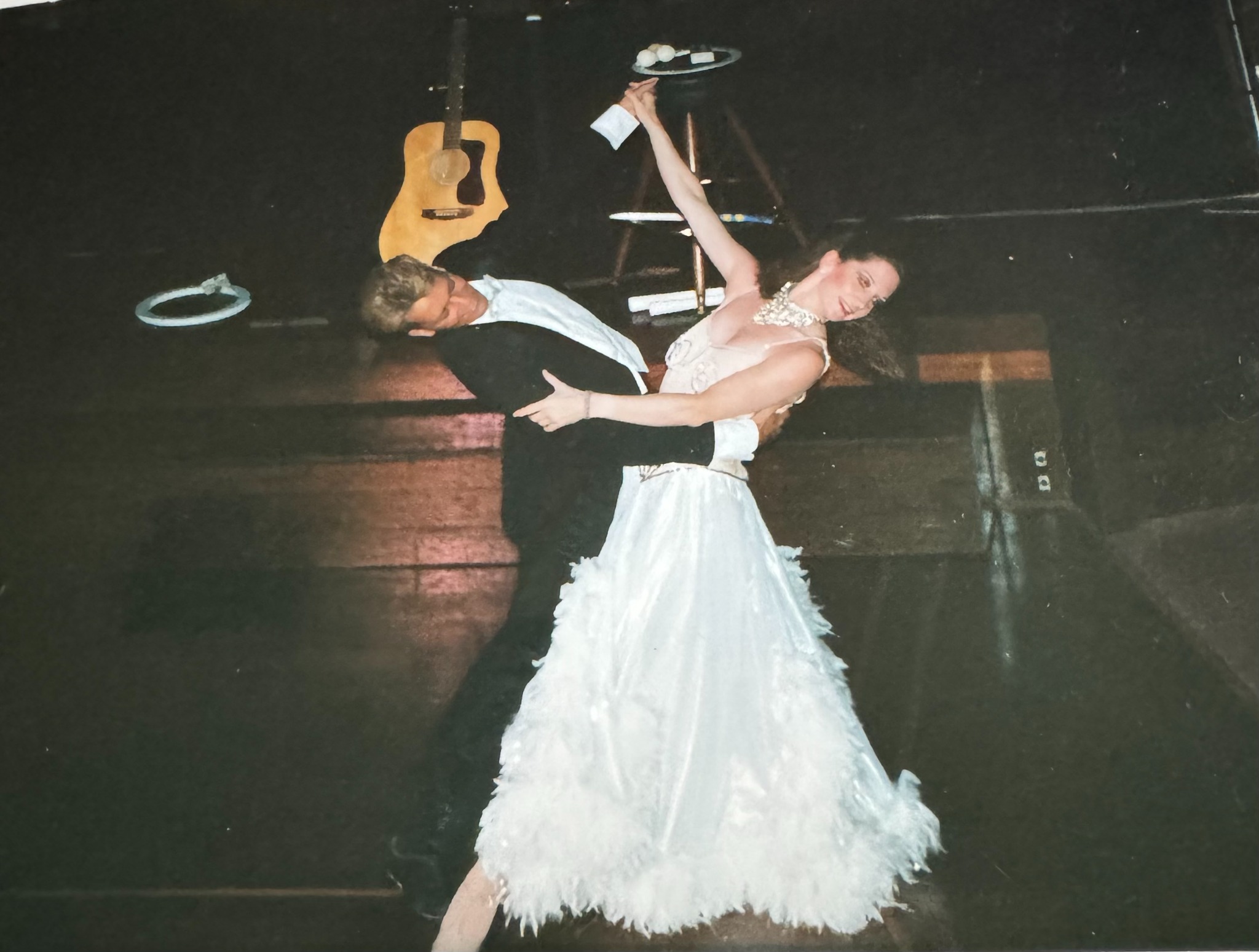 Performing in a cruise-ship revue