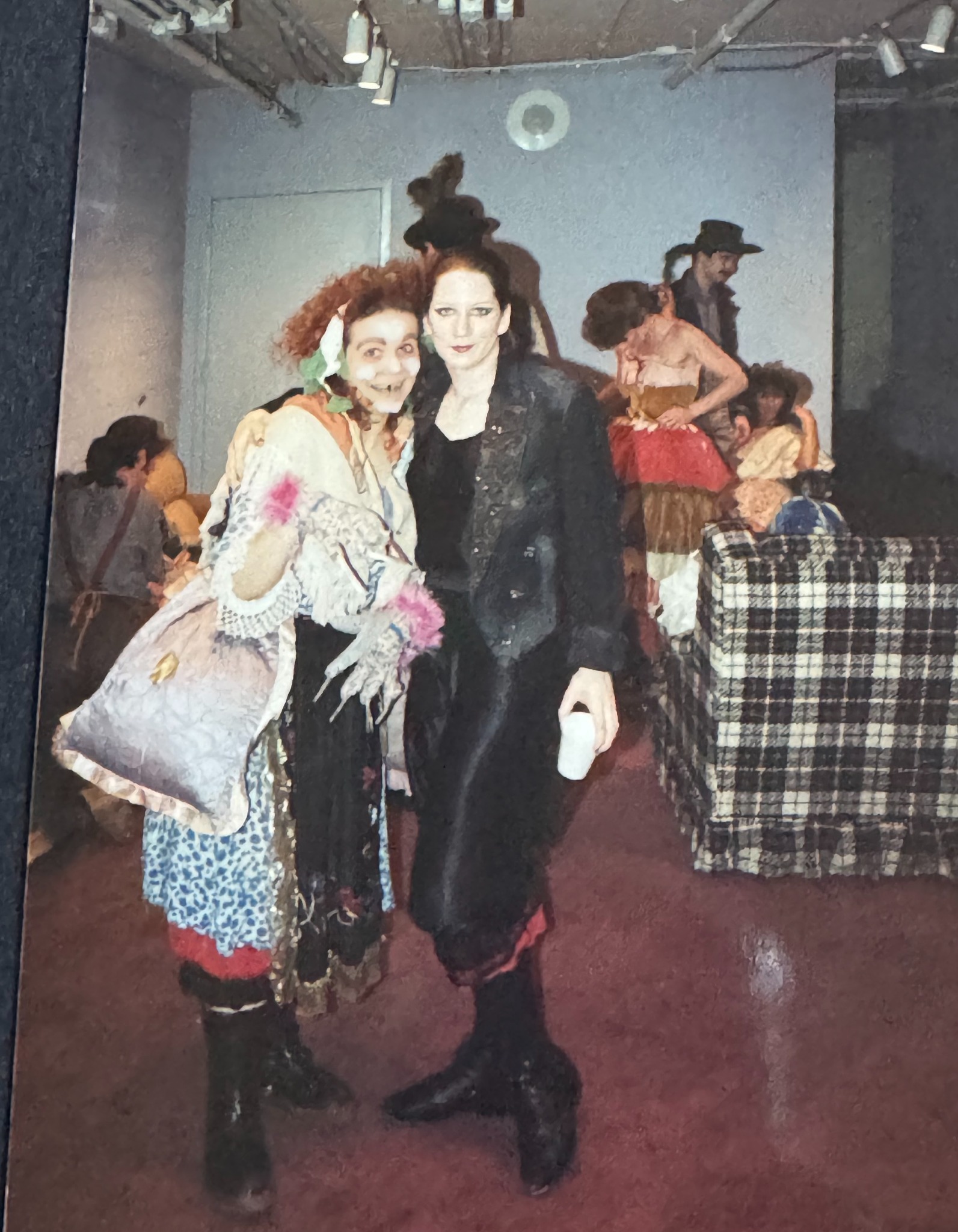 Backstage during The Robber Bridegroom