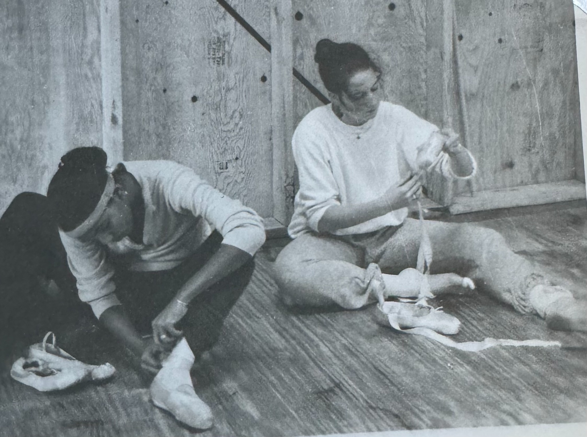 Dancers at work in Vermont with Andrea