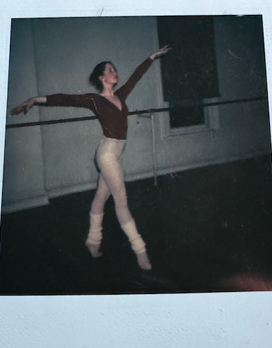 Young dancer Shannon in the studio